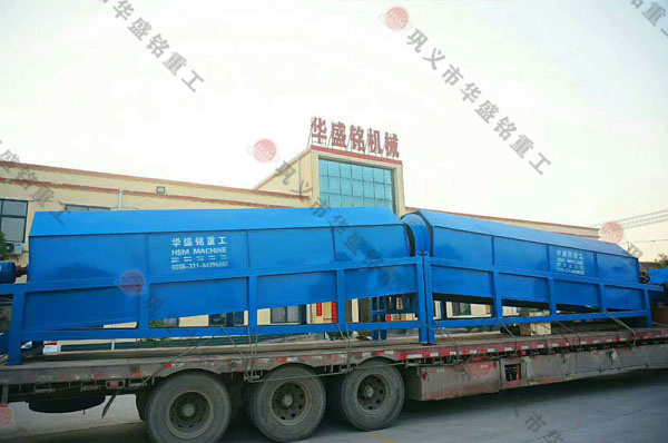 兩臺滾筒篩一起發貨，客戶很滿意